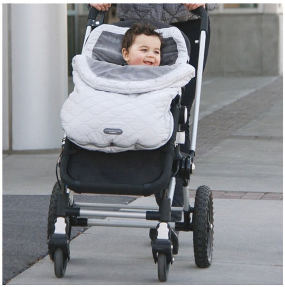 JJ Cole Urban Bundleme Toddler 1-3Y Stroller Cover Car Seat Cover Gray Quilted